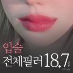 입술전체필러 입꼬리필러 입술필러 정광석원장님 맞춤디자인